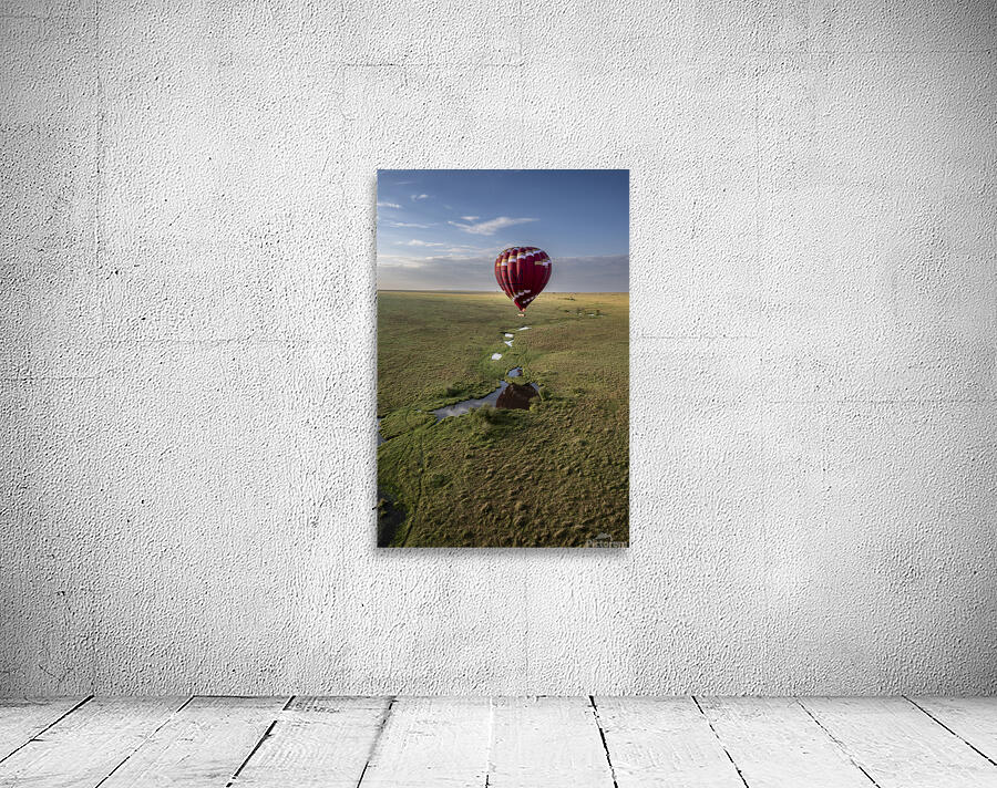  Hot air balloon Masai Mara Valley Africa Wall Preview