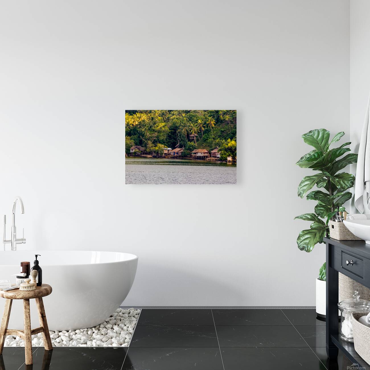 Village of honiara Reproduction