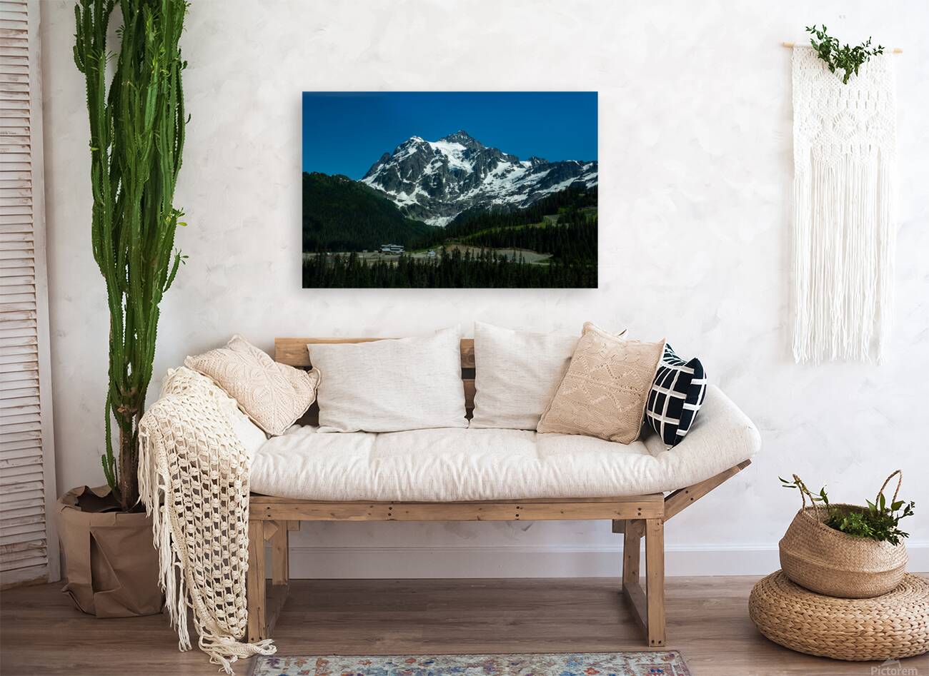 Mt.Shuksan at Mt Baker Washington State USA Reproduction