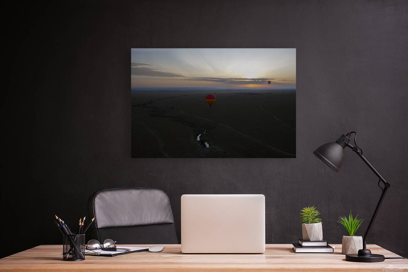 Balloons over Masai Mara Africa Reproduction