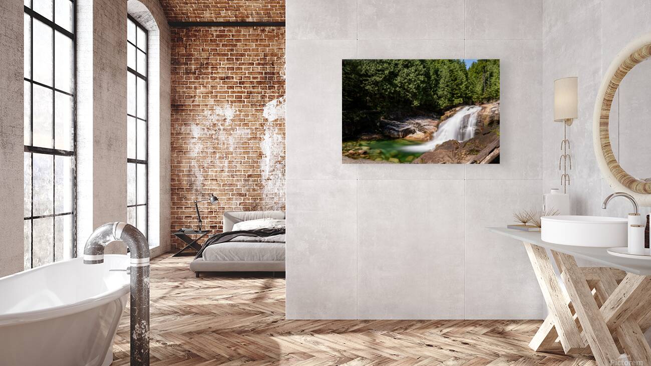 Gold Creek Falls Golden Ears Provincial Park British Columbia  Reproduction