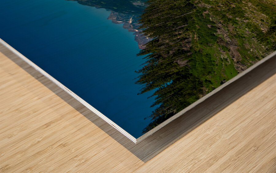 Bagley Lakes at Mt Baker Washington State USA Wood print