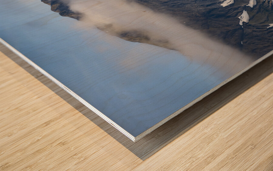 Glacier bay Alaska Wood print