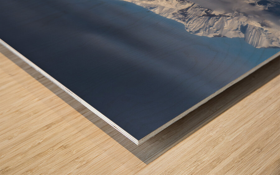 Glacier bay Alaska Wood print