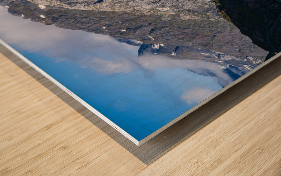 Glacier bay Wood print