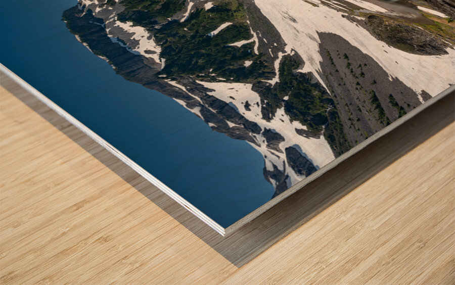 Table mountainMt Baker Washington State USA Wood print