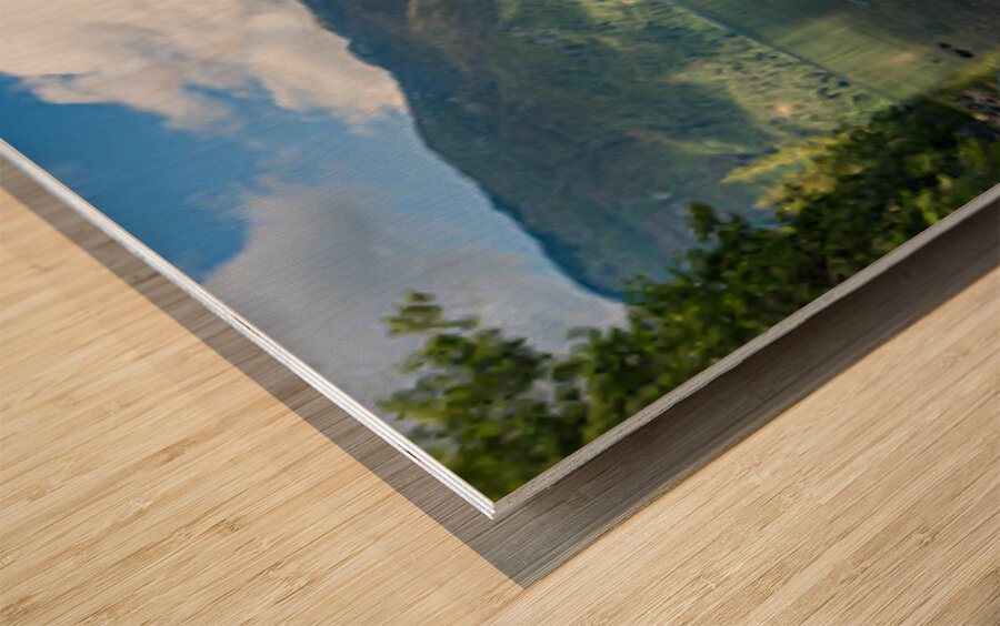 Chilliwack Lake British Columbia pano  Wood print