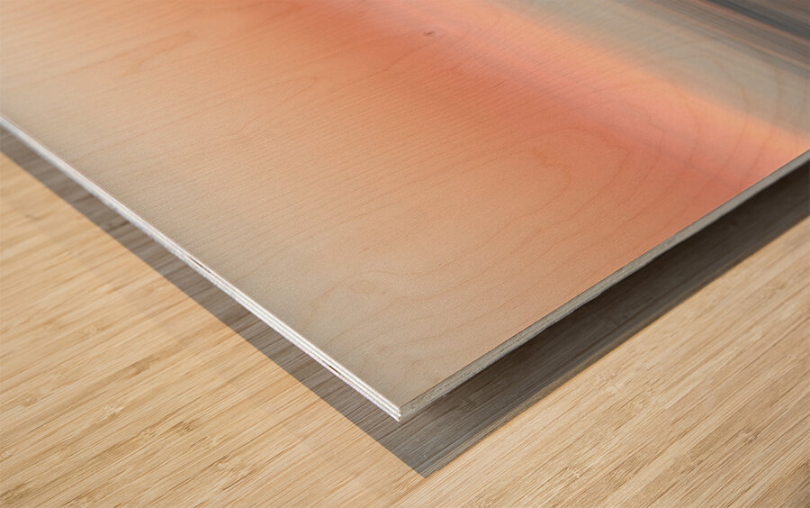 ICM of water Wood print