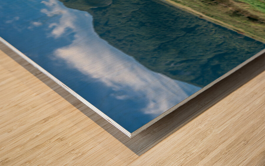 Pitt Lake British Columbia  Wood print