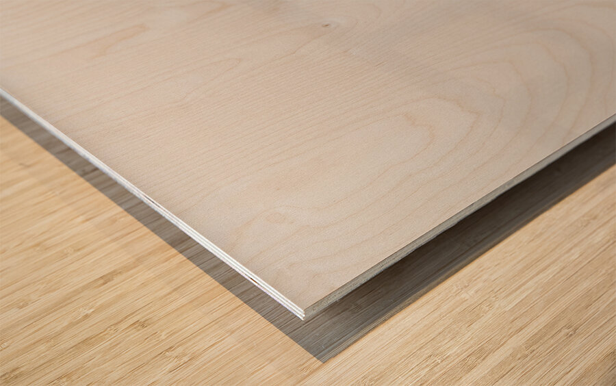 Fort Langley British Columbia Fog Black and White Wood print