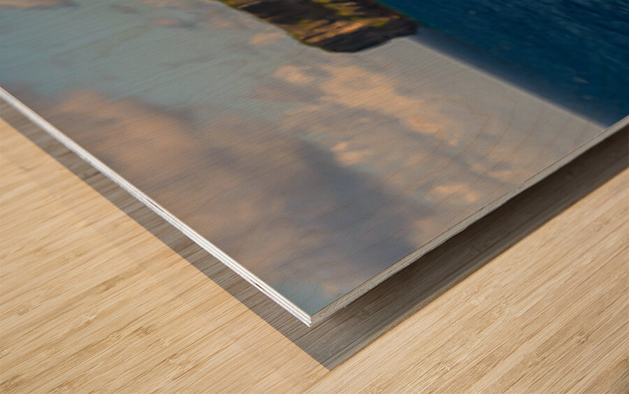 Makatea Island French Polymesia Wood print